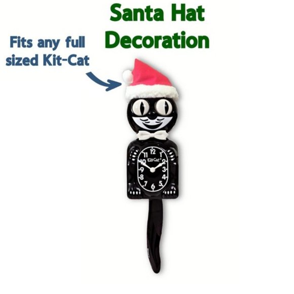 Santa hat for Kit-Cat Klock clock - Picture 6 of 6